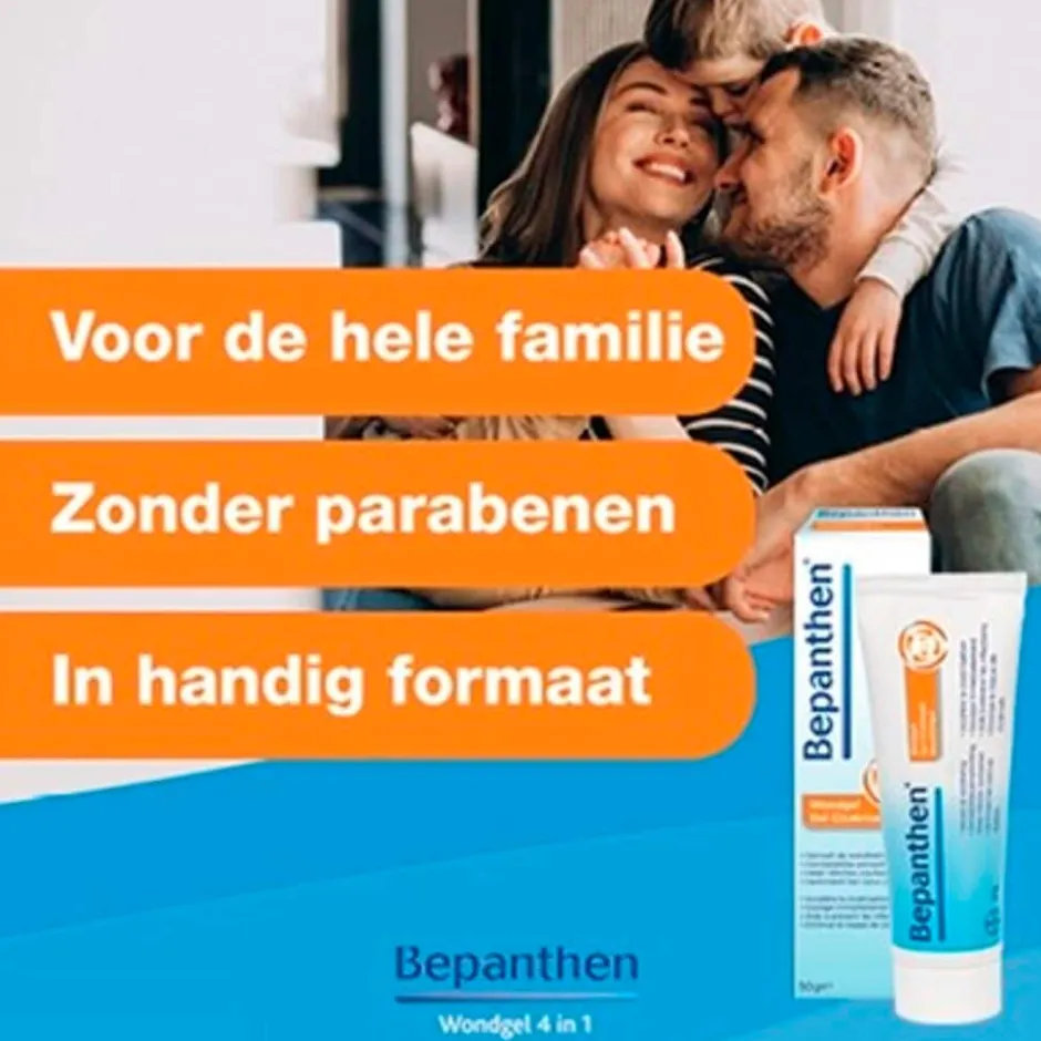 Bepanthen 4-in-1 Wondgel< Ehbo-Doos|Wondzalven