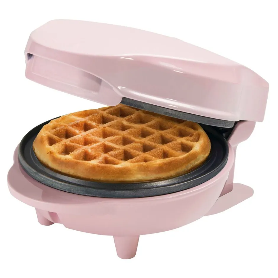 Bestron Mini Wafelijzer 550W Roze| Discount