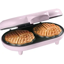 Bestron Wafelijzer ADWM1000P Roze| Clearance