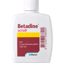 Betadine Scrub Handzeep< Wondreiniging En/Of -Ontsmetting