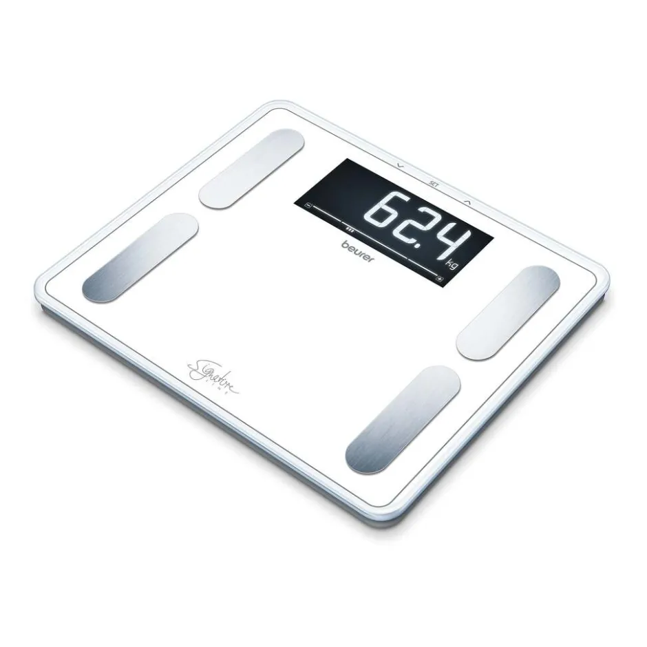 BF 410 SignatureLine White Lichaamsanalyse weegschaal|Beurer