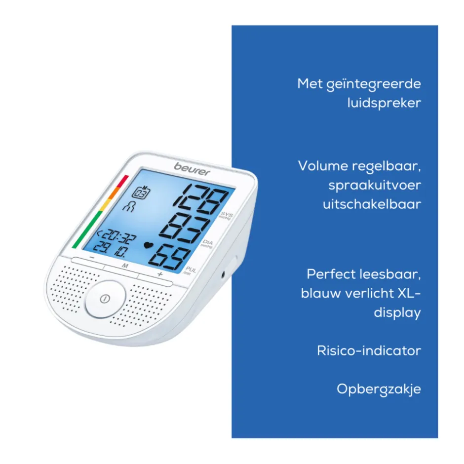Beurer BM 49 (D, F, I, EN, NL) Bloeddrukmeter Bovenarm< Bloeddrukmeters