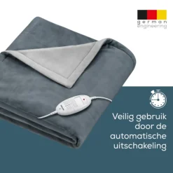 HD 75 Cosy Dark Grey Warmtedeken|Beurer Clearance