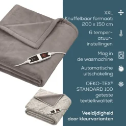 Beurer HD 150 XXL Cosy Taupe Warmtekussen< Warmteproducten|Slapen