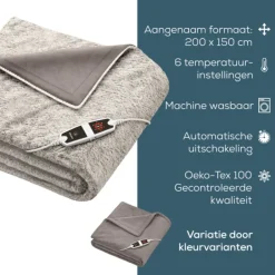 Beurer HD 150 XXL Nordic Taupe Warmtekussen< Slapen|Warmteproducten