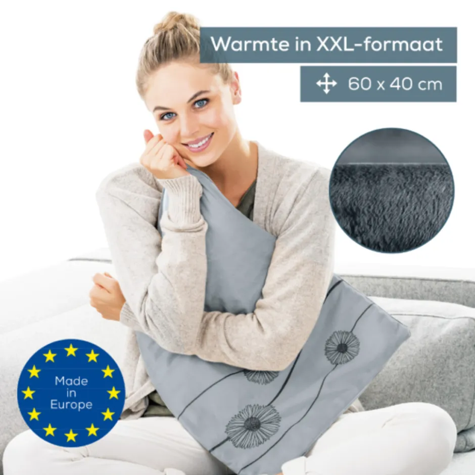 Beurer HK 125 Cosy Grey Warmtekussen< Warmteproducten