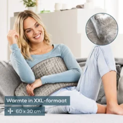 Beurer HK 123 XXL Nordic Taupe Warmtekussen< Warmteproducten