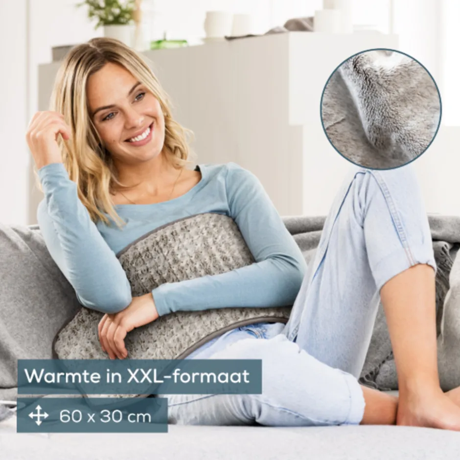 Beurer HK 123 XXL Nordic Taupe Warmtekussen< Warmteproducten