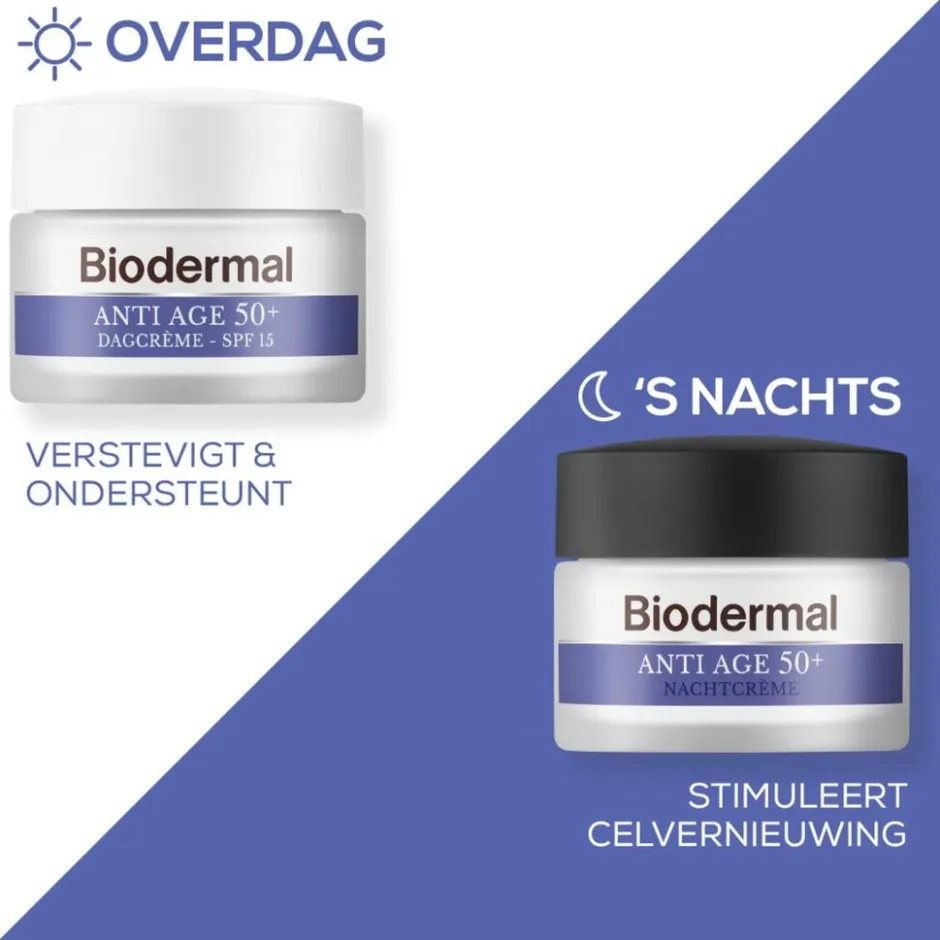 Biodermal Anti Age 50+ Nachtcrème< Nachtcreme