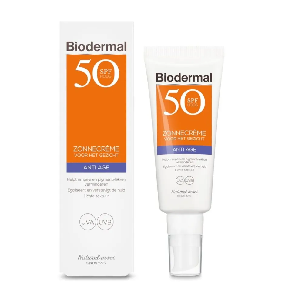 Anti Age SPF50+ Zonnecrème voor het Gezicht|Biodermal Discount