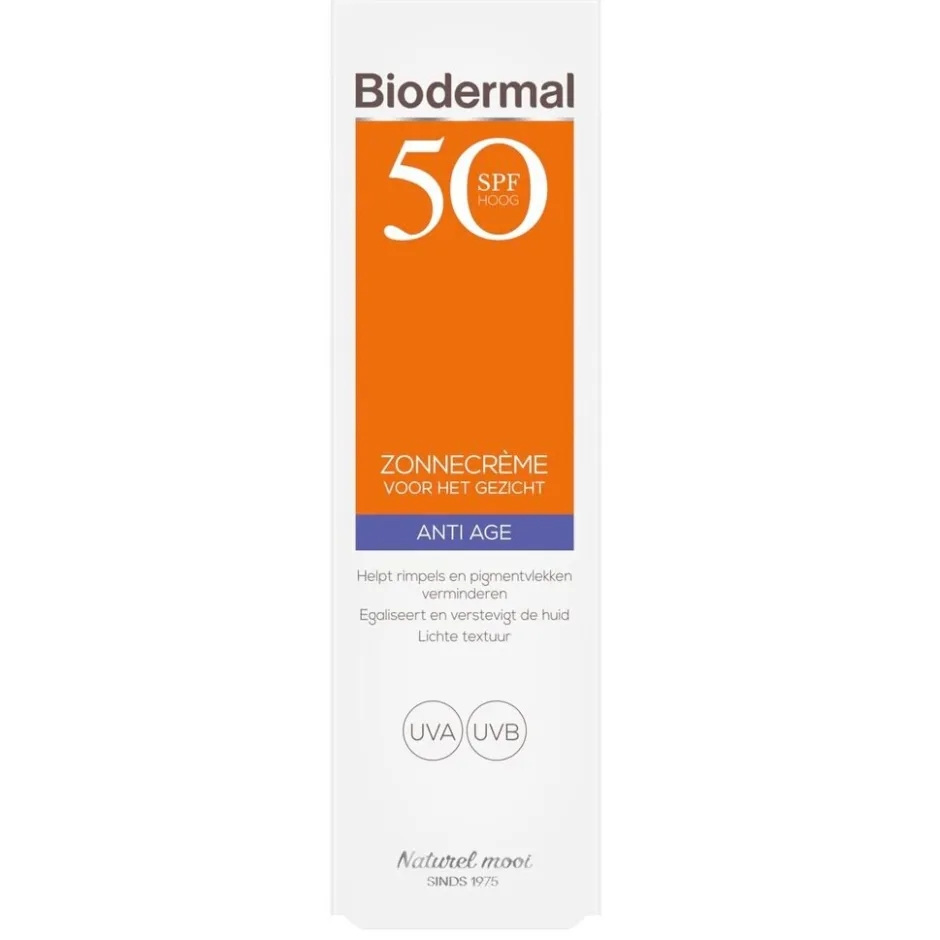 Anti Age SPF50+ Zonnecrème voor het Gezicht|Biodermal Discount
