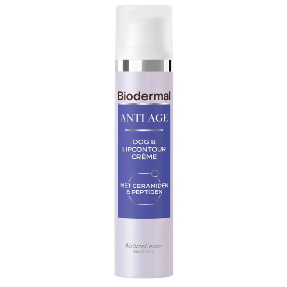 Biodermal Anti-Age Oog & Lipcountourcrème< Oogcreme