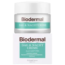 Biodermal Dag & Nachtcrème voor alle Huidtypen< Nachtcreme|Dagcreme