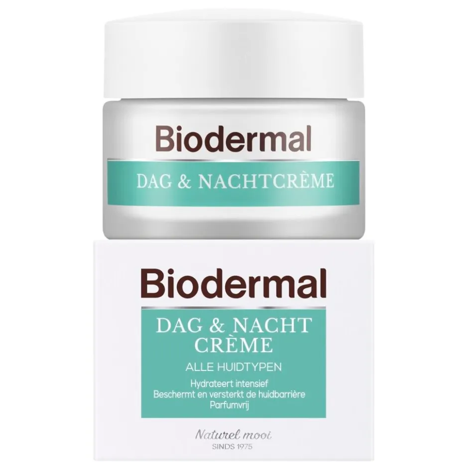 Biodermal Dag & Nachtcrème voor alle Huidtypen< Nachtcreme|Dagcreme