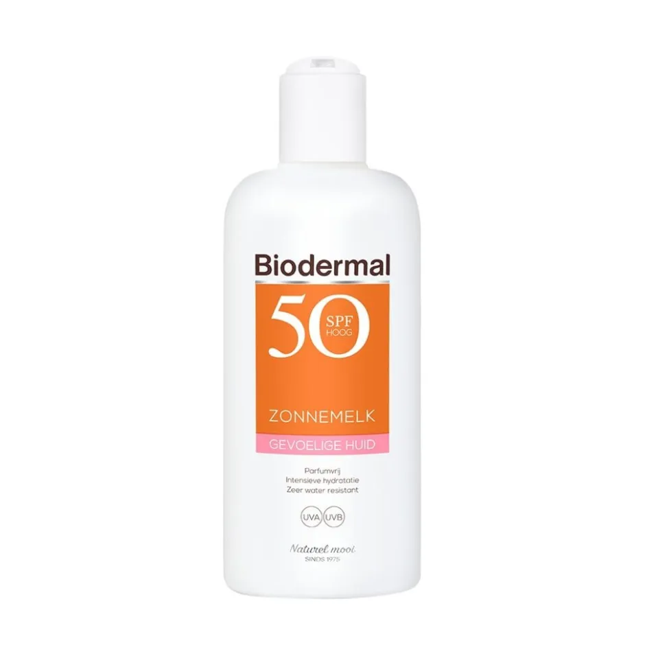 Gevoelige Huid SPF50 Zonnemelk|Biodermal Best