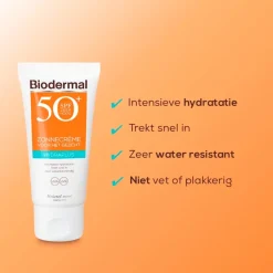 Hydraplus SPF50+ Zonnecrème voor het Gezicht|Biodermal Best