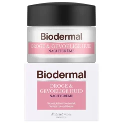 Nachtcrème voor de Droge en Gevoelige Huid|Biodermal Sale