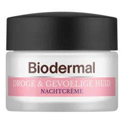 Nachtcrème voor de Droge en Gevoelige Huid|Biodermal Sale