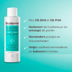 Biodermal Purifying Exfoliant 2% BHA + 5% PHA Lotion< Exfoliant|Gezichtsreiniging