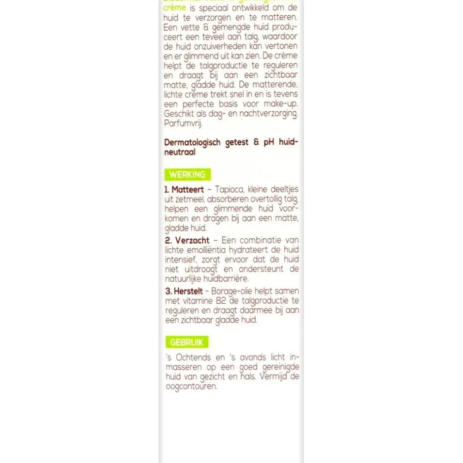 Biodermal Vette & Gemengde Huid Crème< Nachtcreme|Dagcreme