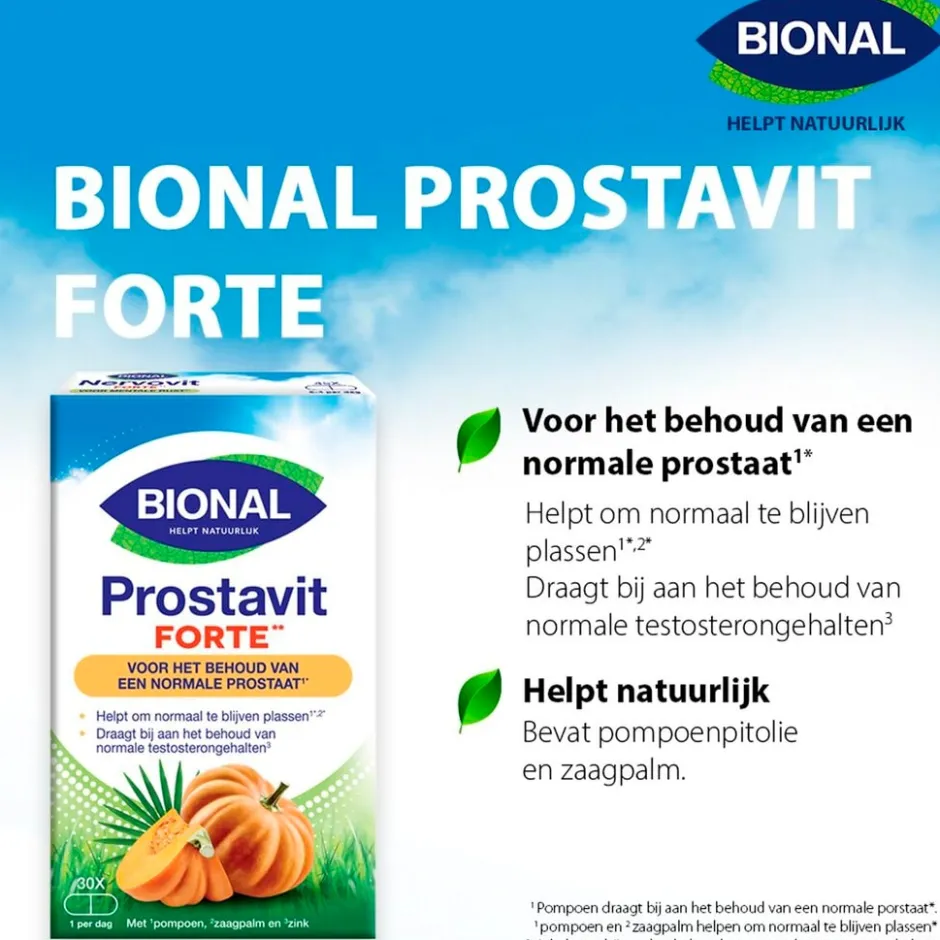 Bional Prostavit Forte Capsules< Prostaatsupplementen