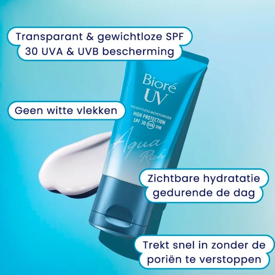 Aqua Rich Uv SPF 30 Weightless Moisturiser|Bioré New