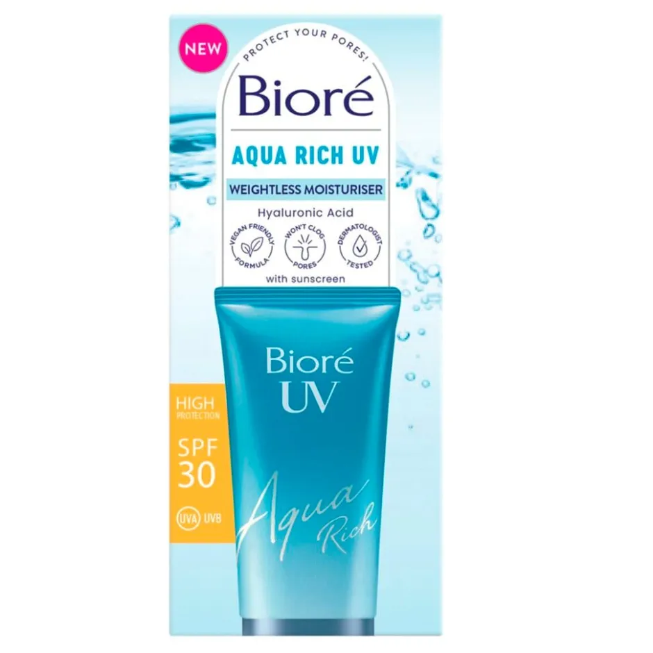 Aqua Rich Uv SPF 30 Weightless Moisturiser|Bioré New