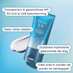 Bioré UV Aqua Rich SPF 50 Weightless Moisturiser< Dagcreme