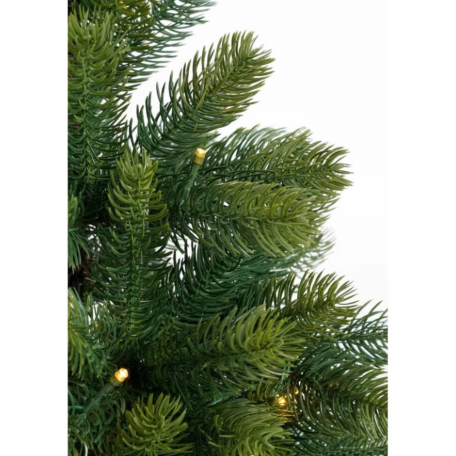 Black Box Trees Kunstkerstboompjes met krans verlicht< Kerstartikelen