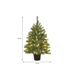 Black Box Trees Kunstkerstboom verlicht< Kerstartikelen