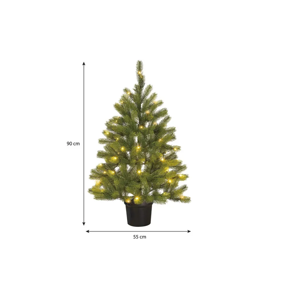 Black Box Trees Kunstkerstboom verlicht< Kerstartikelen