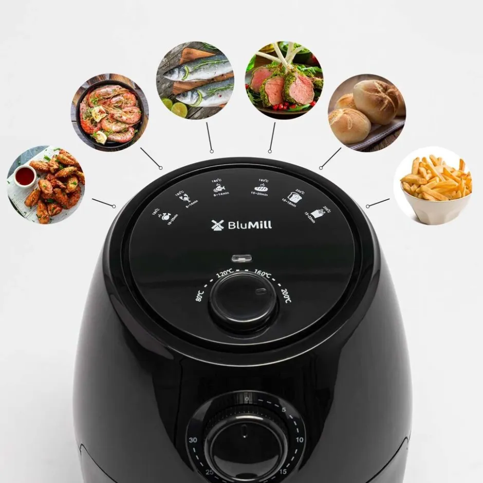 Blumill Mini Airfryer< Frituurpannen En Airfryers