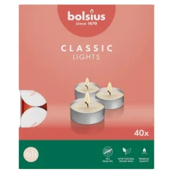 Bolsius Classic Lights 6-Uur Waxinelichtjes< Woonaccessoires