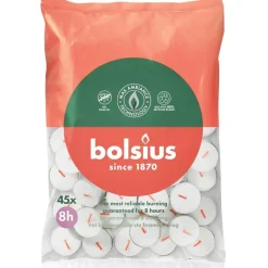 Bolsius 8-Uur Waxinelichtjes< Woonaccessoires