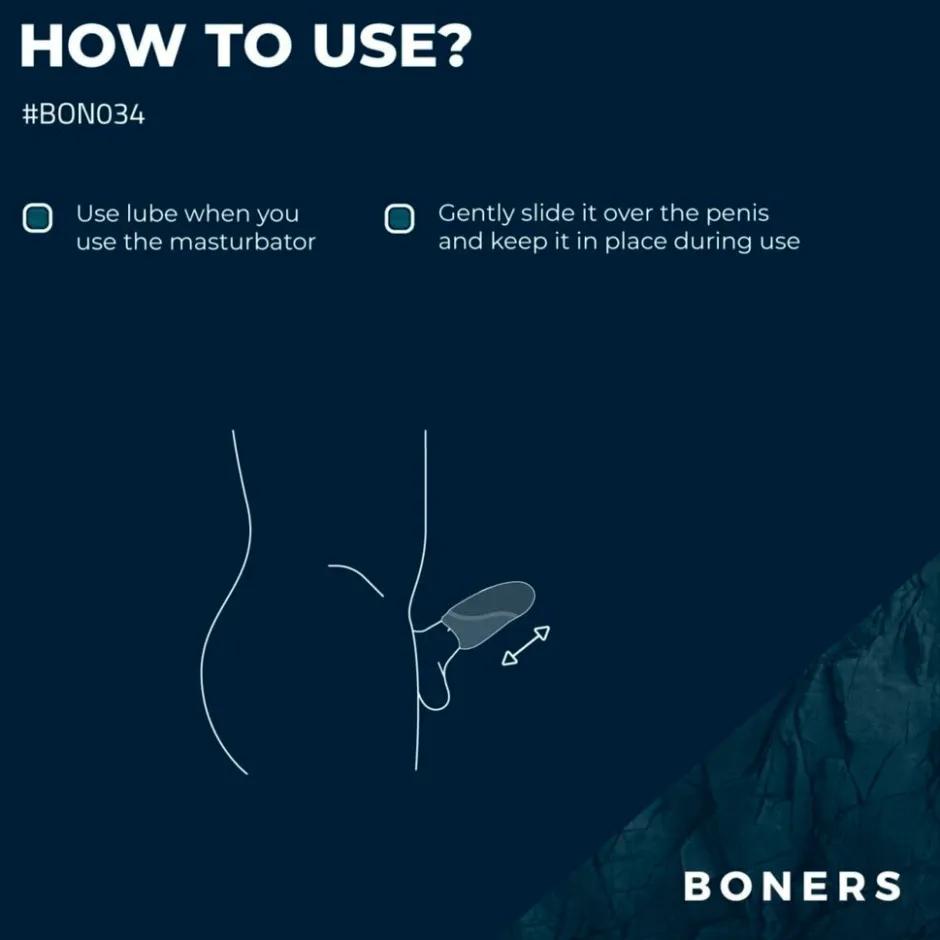 #BONO34 Vibrating Hand Job Stroker|Boners Discount
