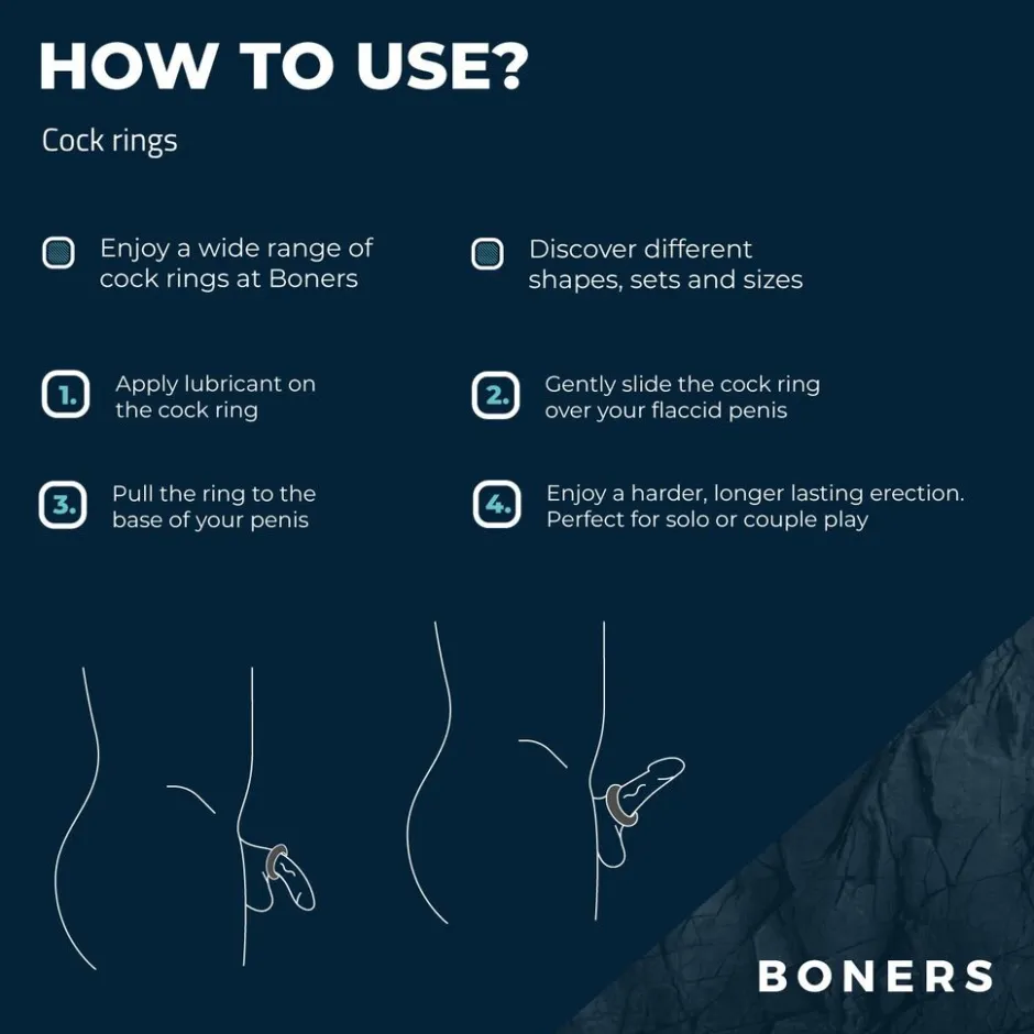 3-Delige Cockringen Set|Boners Best