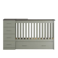 Combi Ledikant Memphis Chocolate & Biscotti|Born Lucky New