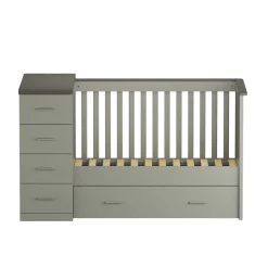 Combi Ledikant Memphis Chocolate & Biscotti|Born Lucky New