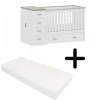 Combi Ledikant Memphis Met Matras|Born Lucky Clearance