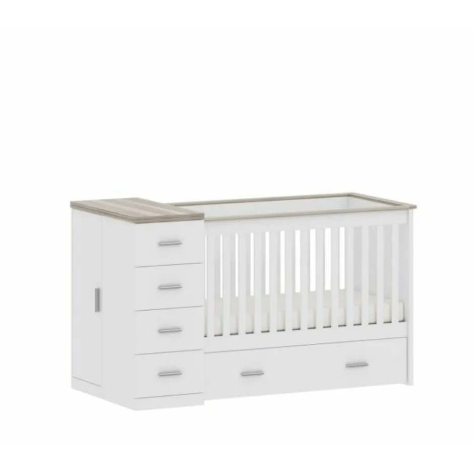 Combi Ledikant Memphis Met Matras|Born Lucky Clearance