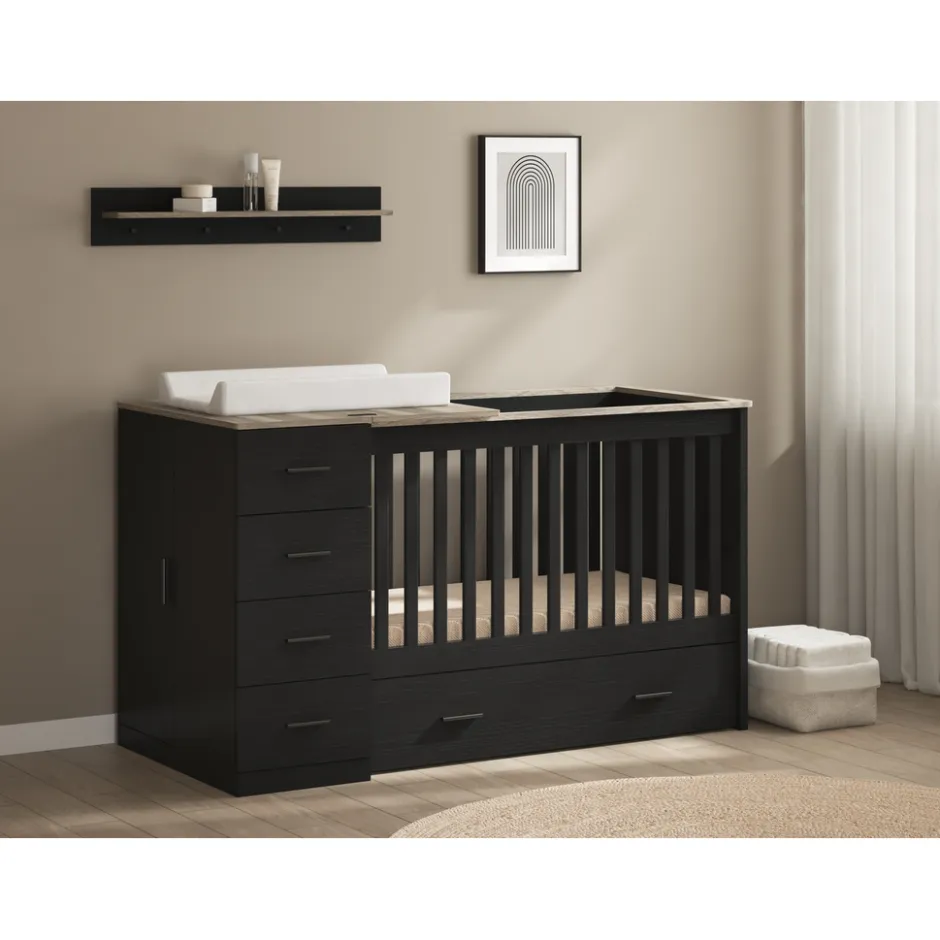 Combi Ledikant Memphis Eiken|Born Lucky New
