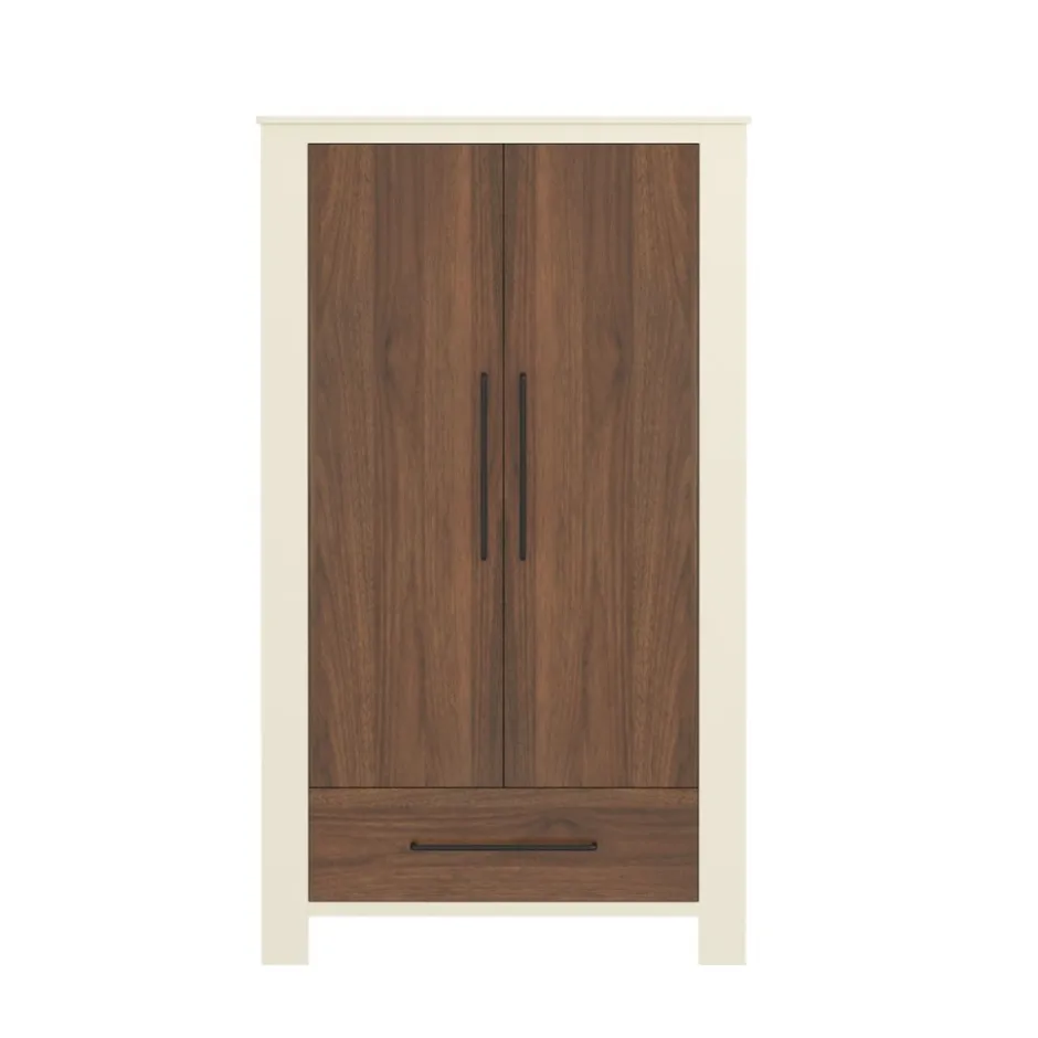 Born Lucky Kledingkast Dallas Walnut< Kledingkasten