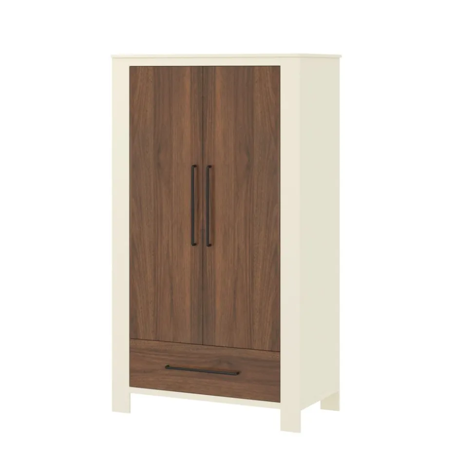 Born Lucky Kledingkast Dallas Walnut< Kledingkasten