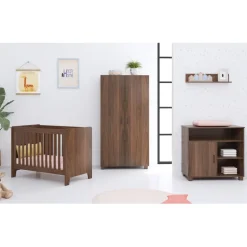 Born Lucky Kledingkast Roan Walnut< Kledingkasten