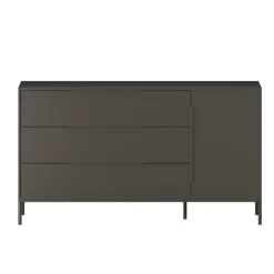 Born Lucky Lissabon Commode XL Chocolate< Commodes