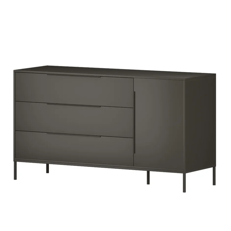 Born Lucky Lissabon Commode XL Chocolate< Commodes