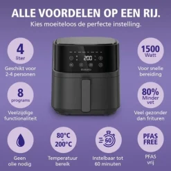 Brabantia Airfryer XL BBEK1134< Frituurpannen En Airfryers