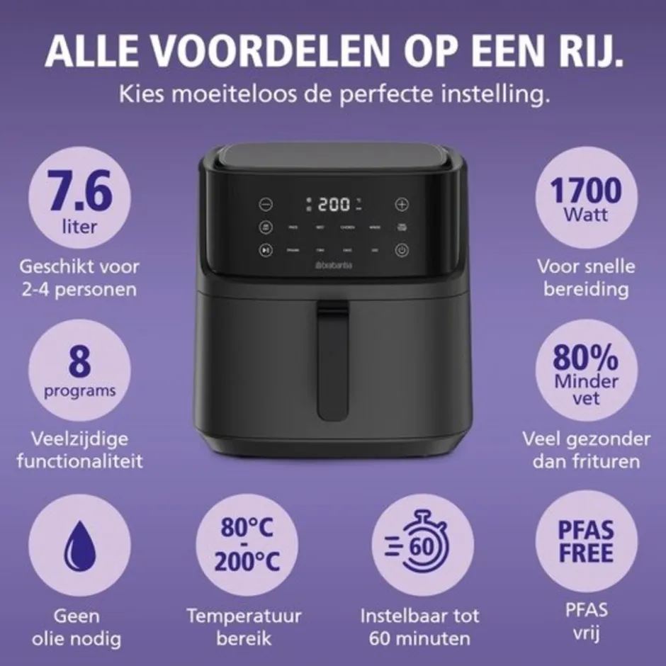Airfryer XXL BBEK1138|Brabantia Outlet