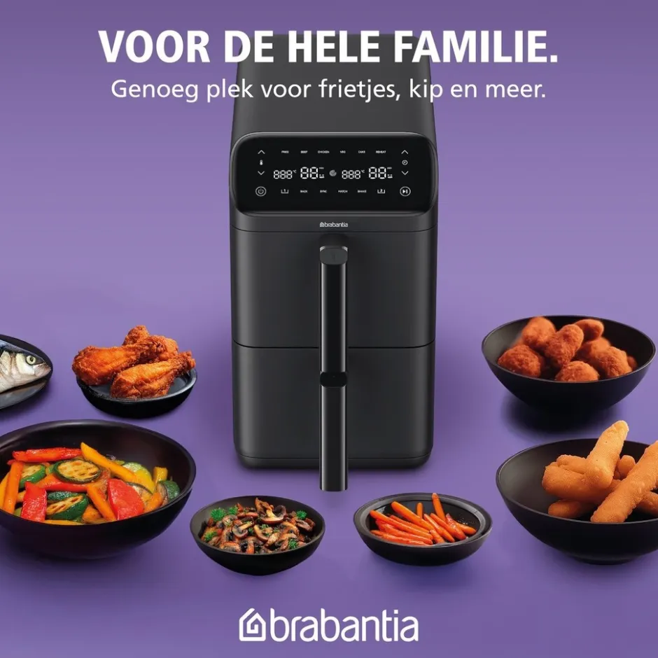 Dubbele Airfryer XXL BBEK1240|Brabantia Best