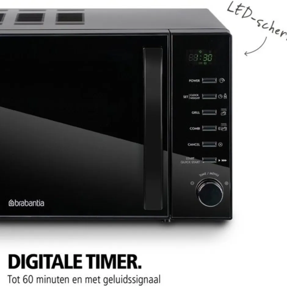 Brabantia Magnetron met Grillfunctie BBEK1145DG< Verrassend Elektronica|Ovens En Magnetrons